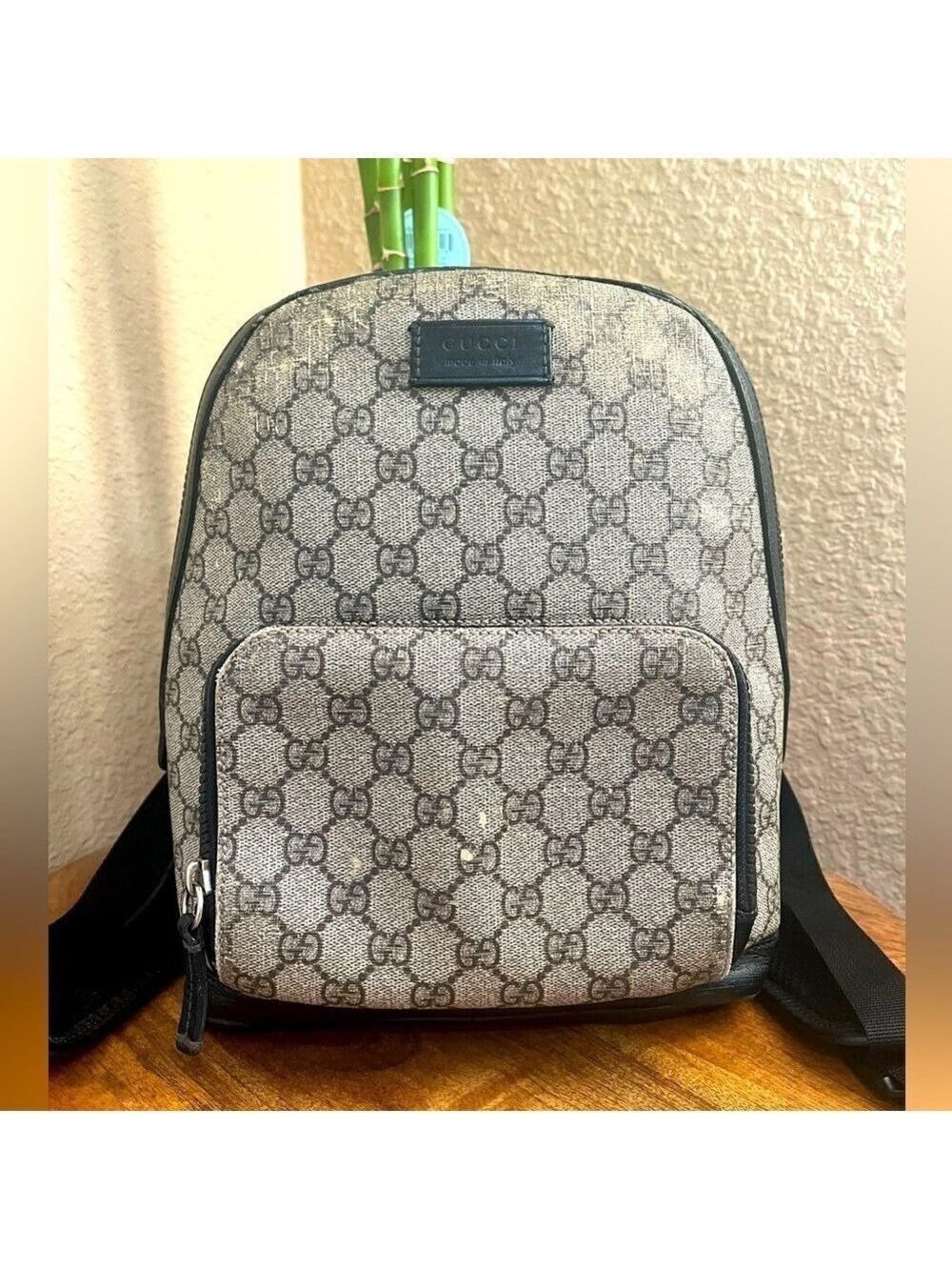 GUCCI SMALL SUPREME EDEN BACKPACK